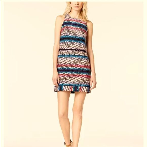 Trina Turk Macee Sleeveless Crewneck Minidress Sz4 - Picture 1 of 7